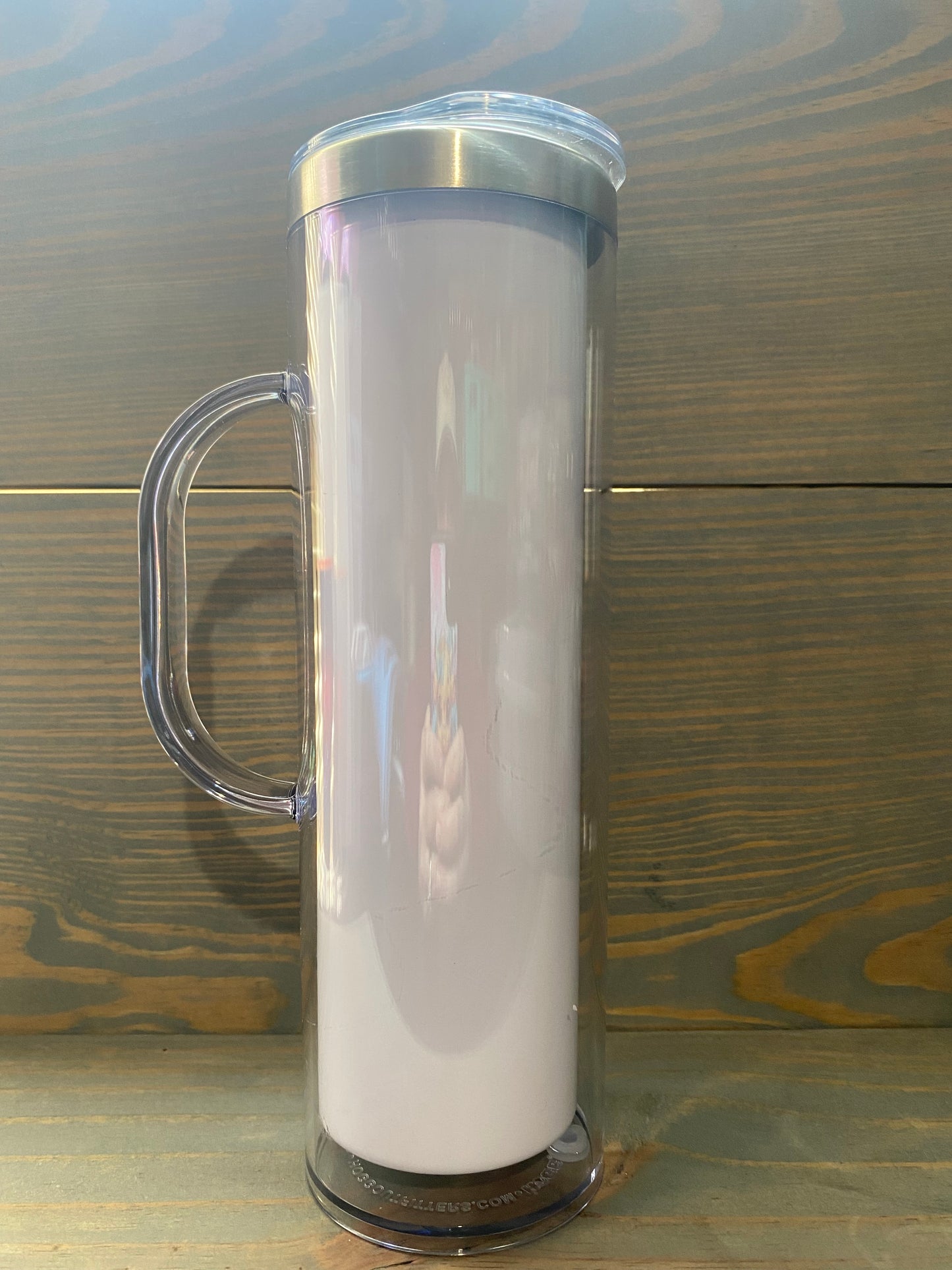 ❄️✨ Custom 20 oz Stainless Steel Snowglobe Tumblers ✨❄️ with handle