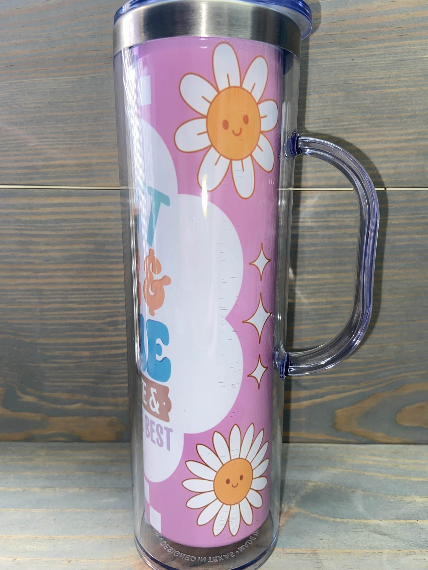 ❄️✨ Ready-to-Fill 20 oz Snowglobe Tumblers! ✨❄️with handle