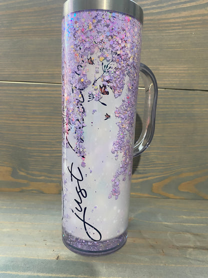 ❄️✨ Beautiful Prefilled Snowglobe Tumblers – Ready to Sparkle! ✨❄️