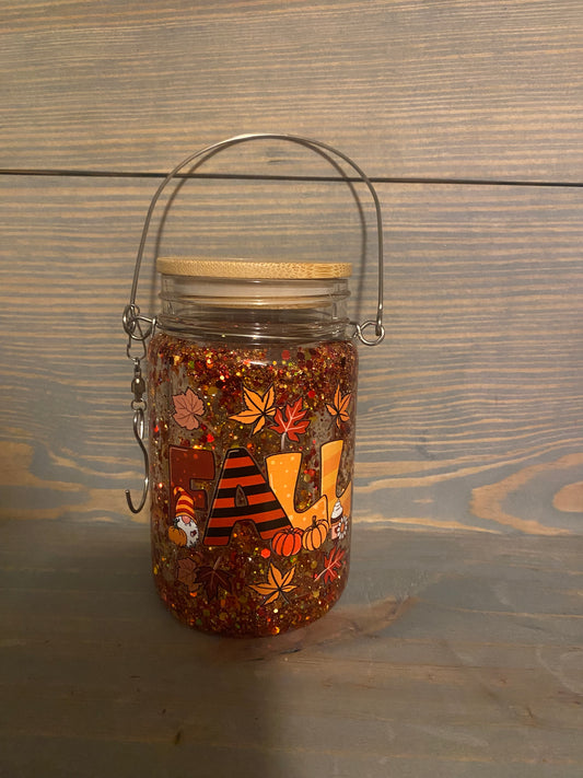 ✨ Custom Snowglobe Lantern Drink Cup – Dual Purpose ✨