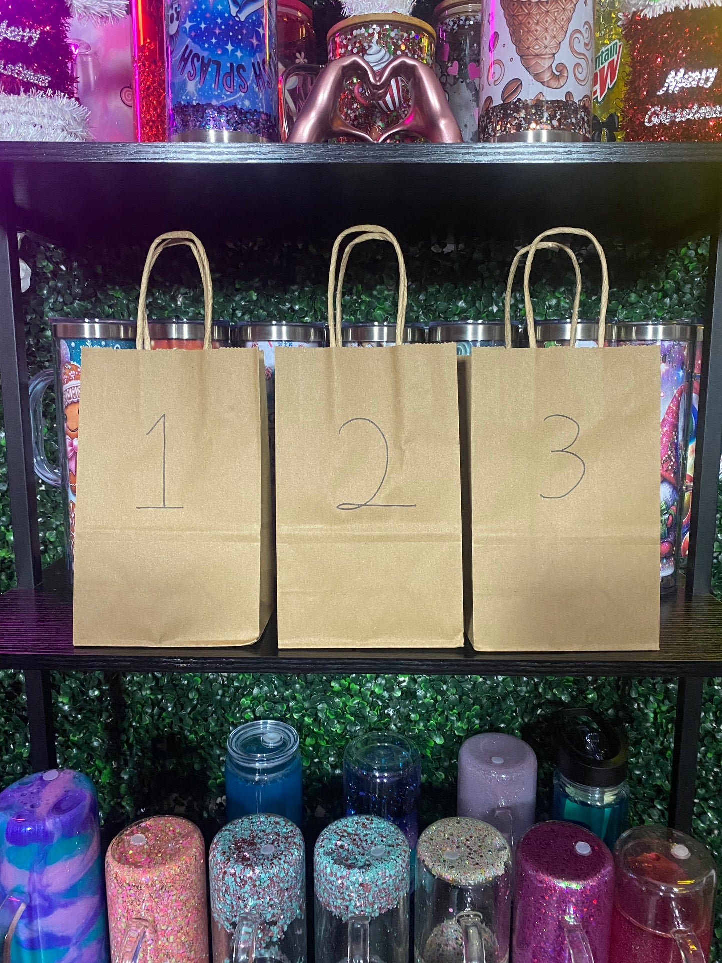 ✨ 16 oz Acrylic Snowglobe Mystery Bag – Customizable Tumbler + Surprise Goodies! ✨