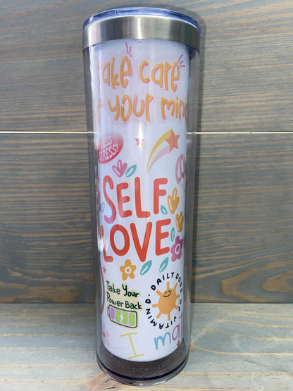 ❄️✨ Ready-to-Fill 20 oz Snowglobe Tumblers! ✨❄️without handle