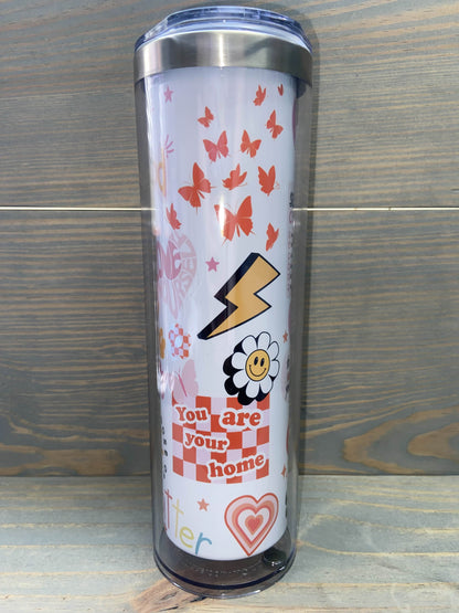 ❄️✨ Ready-to-Fill 20 oz Snowglobe Tumblers! ✨❄️without handle