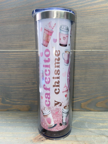 ❄️✨ Ready-to-Fill 20 oz Snowglobe Tumblers! ✨❄️without handle