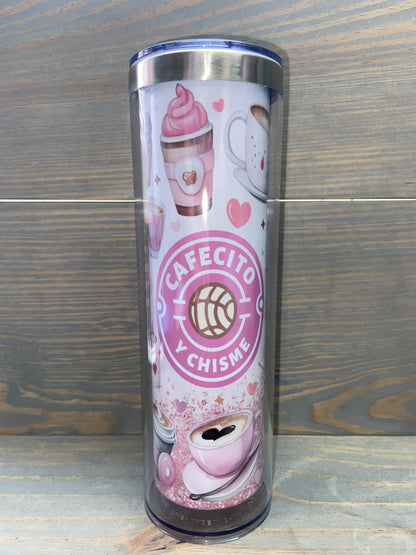 ❄️✨ Ready-to-Fill 20 oz Snowglobe Tumblers! ✨❄️without handle