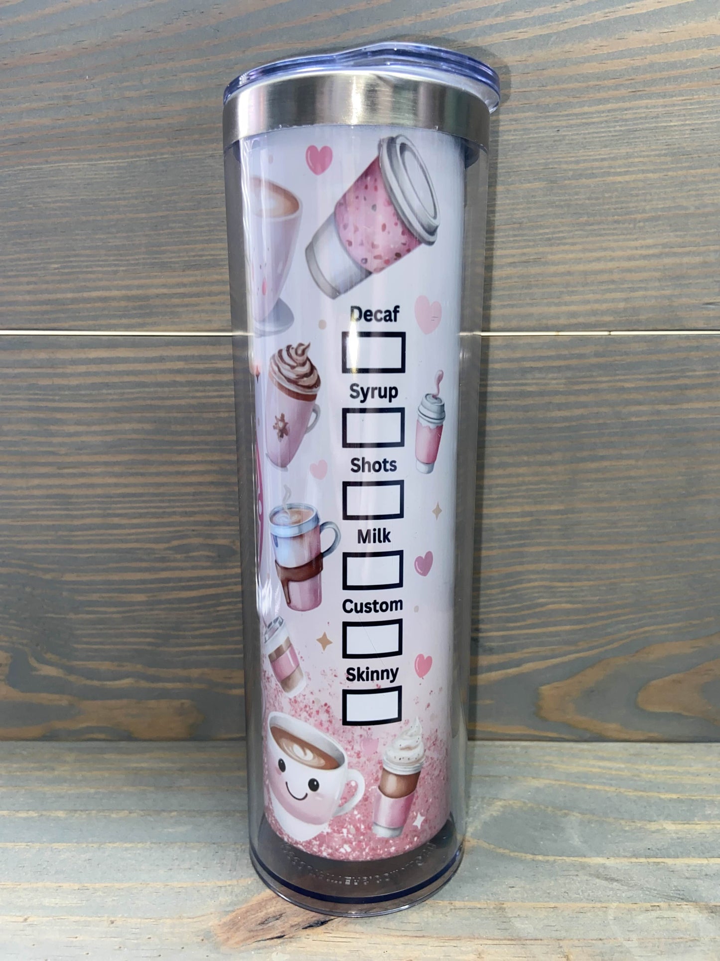 ❄️✨ Ready-to-Fill 20 oz Snowglobe Tumblers! ✨❄️without handle