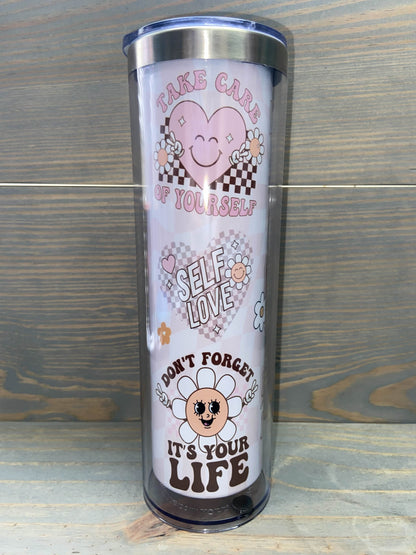 ❄️✨ Ready-to-Fill 20 oz Snowglobe Tumblers! ✨❄️without handle