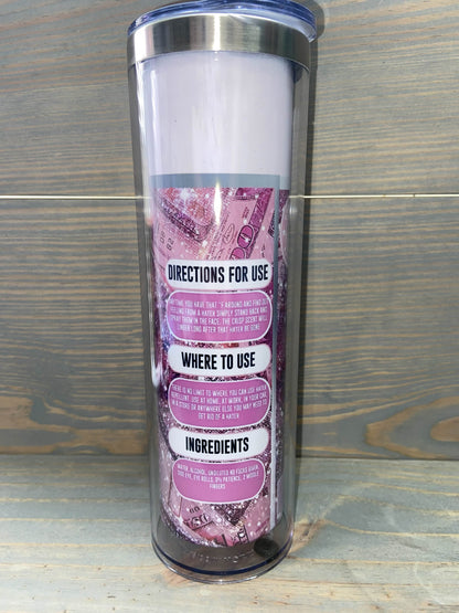 ❄️✨ Ready-to-Fill 20 oz Snowglobe Tumblers! ✨❄️without handle