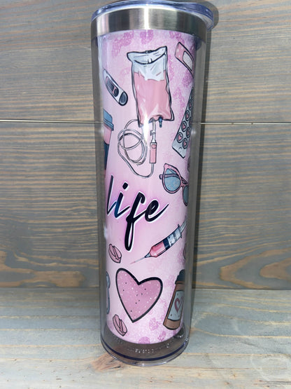 ❄️✨ Ready-to-Fill 20 oz Snowglobe Tumblers! ✨❄️without handle