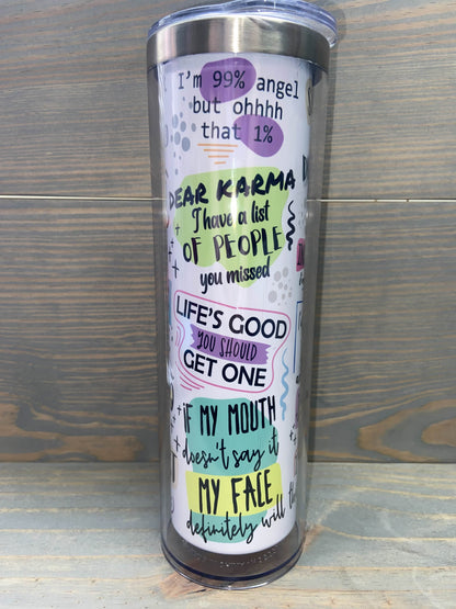 ❄️✨ Ready-to-Fill 20 oz Snowglobe Tumblers! ✨❄️without handle