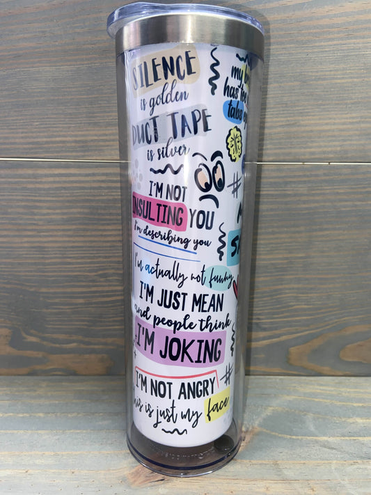 ❄️✨ Ready-to-Fill 20 oz Snowglobe Tumblers! ✨❄️without handle