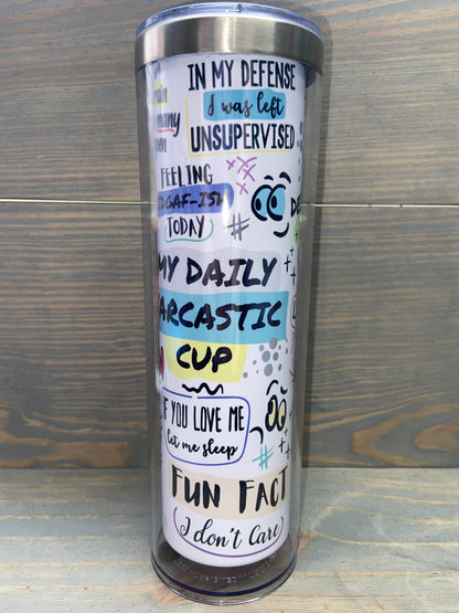 ❄️✨ Ready-to-Fill 20 oz Snowglobe Tumblers! ✨❄️without handle