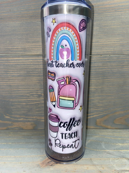 ❄️✨ Ready-to-Fill 20 oz Snowglobe Tumblers! ✨❄️without handle