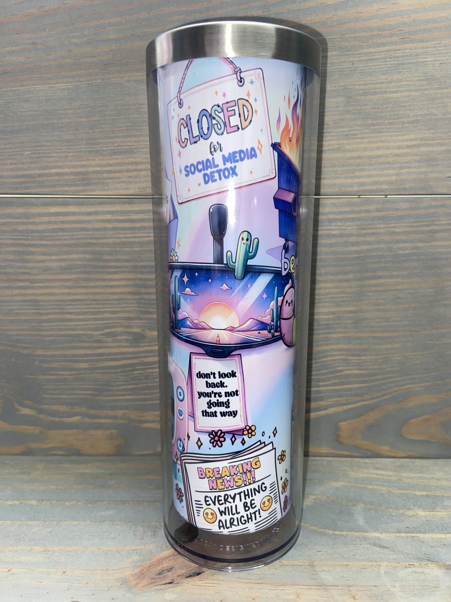 ❄️✨ Ready-to-Fill 20 oz Snowglobe Tumblers! ✨❄️without handle