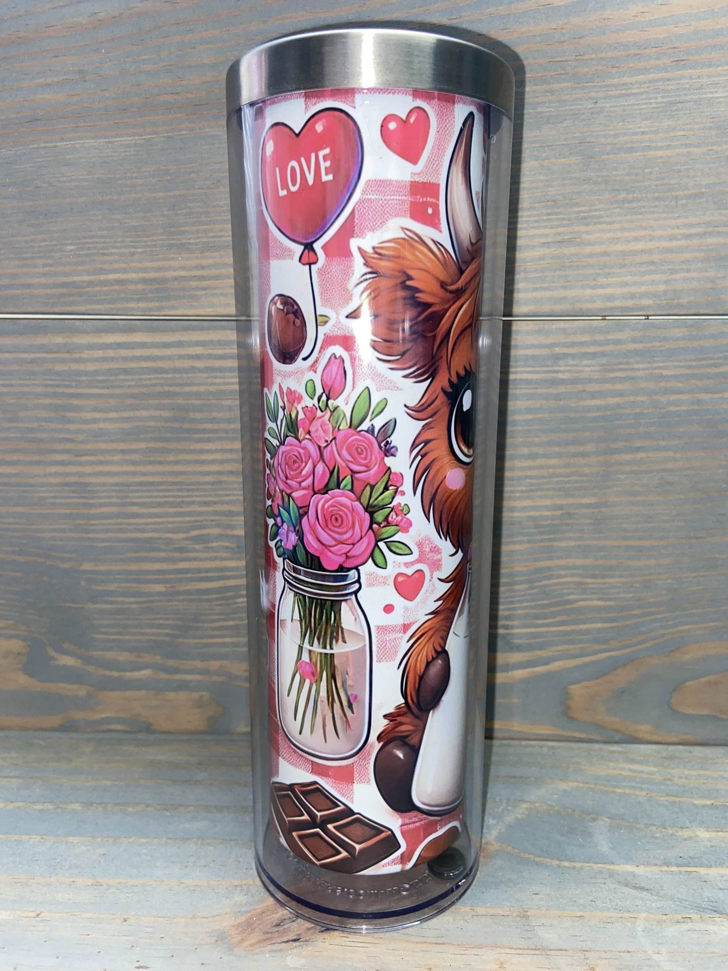 ❄️✨ Ready-to-Fill 20 oz Snowglobe Tumblers! ✨❄️without handle