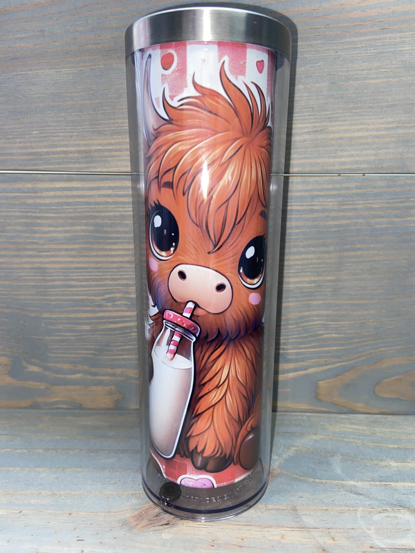 ❄️✨ Ready-to-Fill 20 oz Snowglobe Tumblers! ✨❄️without handle