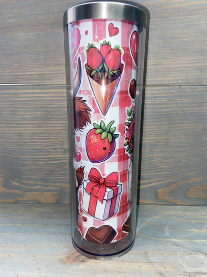 ❄️✨ Ready-to-Fill 20 oz Snowglobe Tumblers! ✨❄️without handle