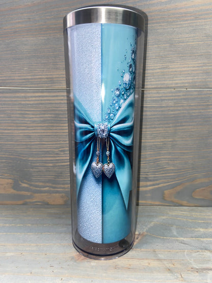 ❄️✨ Ready-to-Fill 20 oz Snowglobe Tumblers! ✨❄️without handle