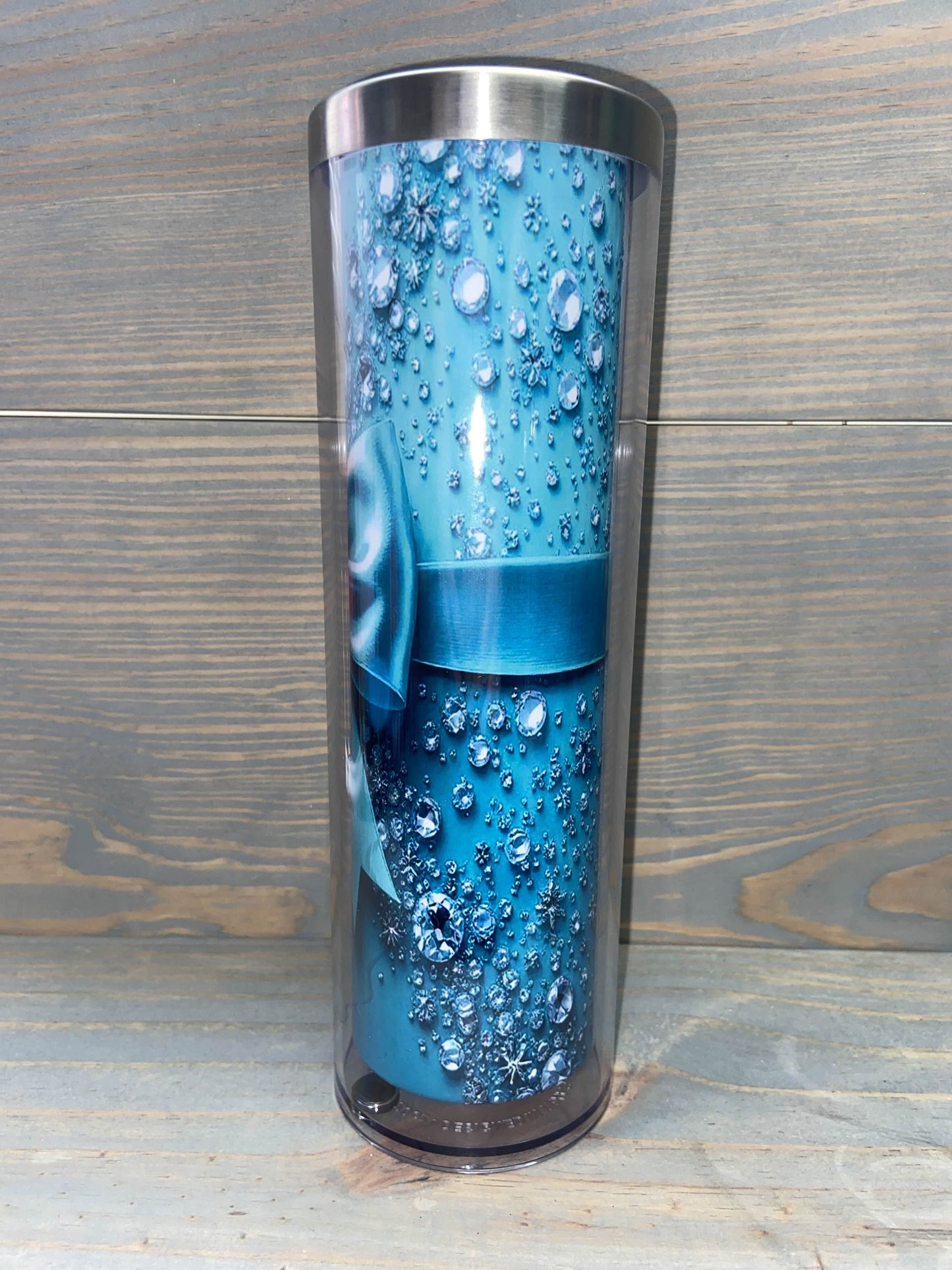 ❄️✨ Ready-to-Fill 20 oz Snowglobe Tumblers! ✨❄️without handle