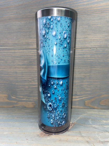 ❄️✨ Ready-to-Fill 20 oz Snowglobe Tumblers! ✨❄️without handle