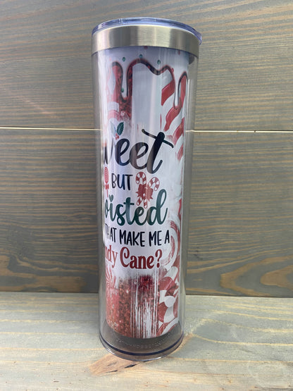 ❄️✨ Ready-to-Fill 20 oz Snowglobe Tumblers! ✨❄️without handle