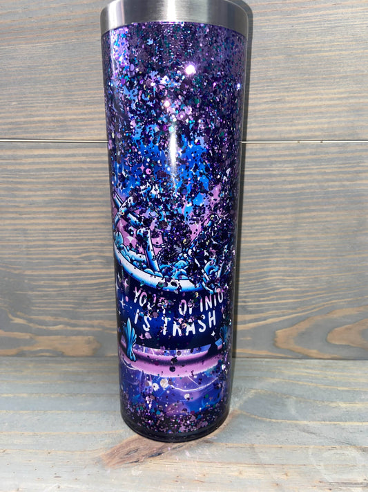 ❄️✨ Beautiful Prefilled Snowglobe Tumblers – Ready to Sparkle! ✨❄️