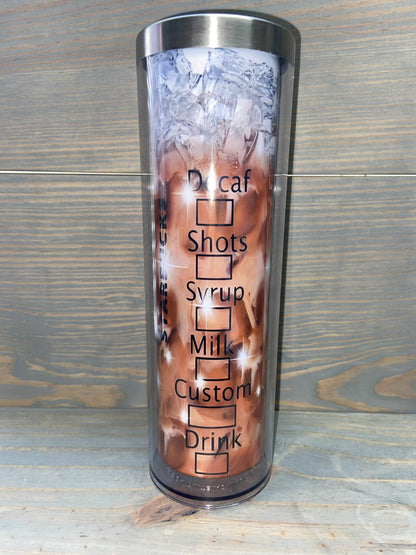 ❄️✨ Ready-to-Fill 20 oz Snowglobe Tumblers! ✨❄️no handle