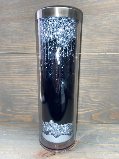 ❄️✨ Ready-to-Fill 20 oz Snowglobe Tumblers! ✨❄️no handle