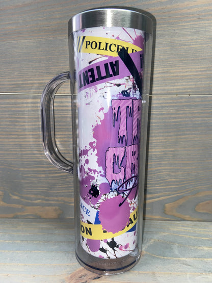 ❄️✨ Ready-to-Fill 20 oz Snowglobe Tumblers!with handle