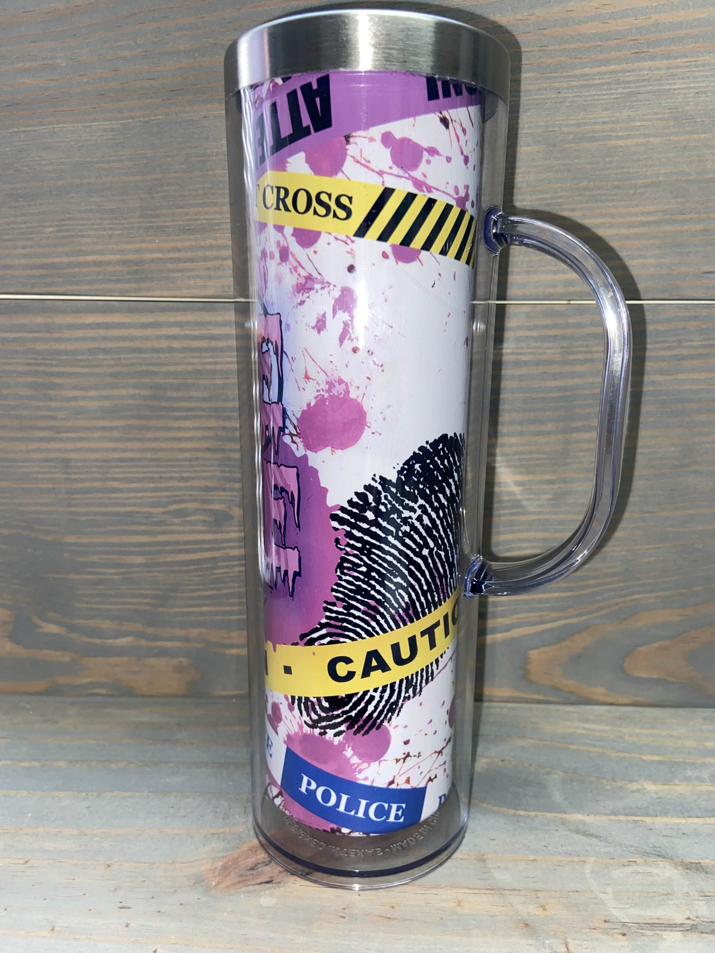 ❄️✨ Ready-to-Fill 20 oz Snowglobe Tumblers!with handle